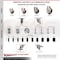 Service Caster 3.5 Inch 316SS Maroon Polyurethane 3/8 Inch Threaded Stem Caster Set Brake SCC SS316TS20S3514-PPUB-MRN-TLB-381615-4 - alternate 4